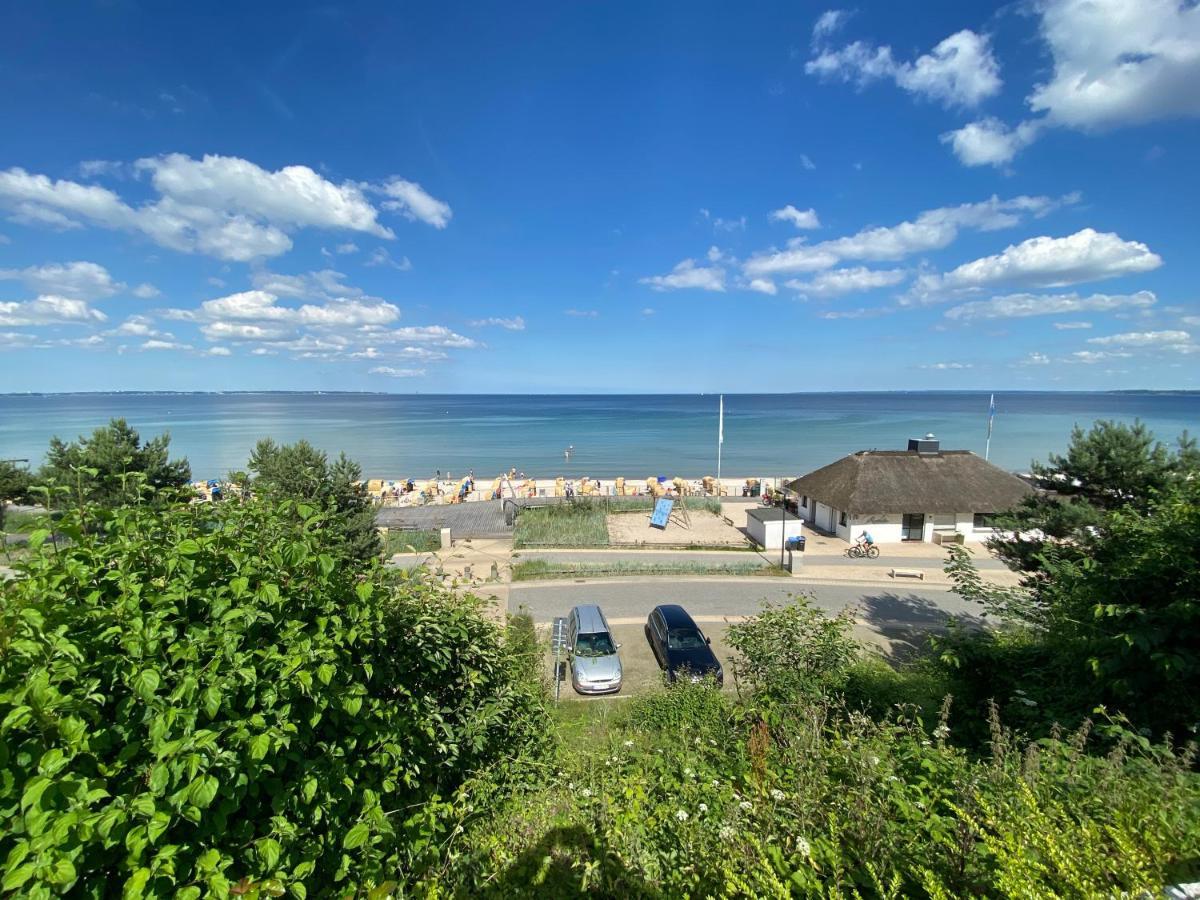 Moderne 3-Zi-Wohnung Mit Meerblick Direkt Am Strand Scharbeutz Kültér fotó