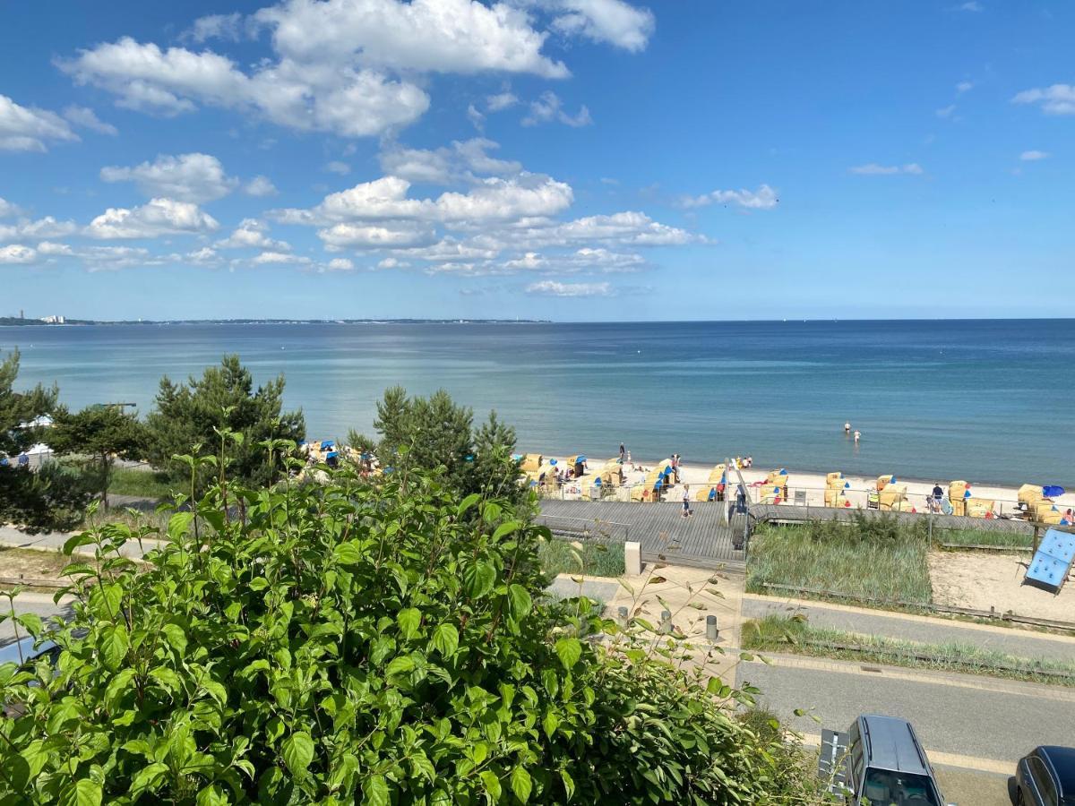 Moderne 3-Zi-Wohnung Mit Meerblick Direkt Am Strand Scharbeutz Kültér fotó